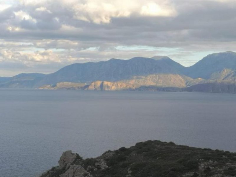 Vathi Kreta, Vathi: Baugrundstück mit Meerblick nahe Agios Nikolaos zu verkaufen Grundstück kaufen